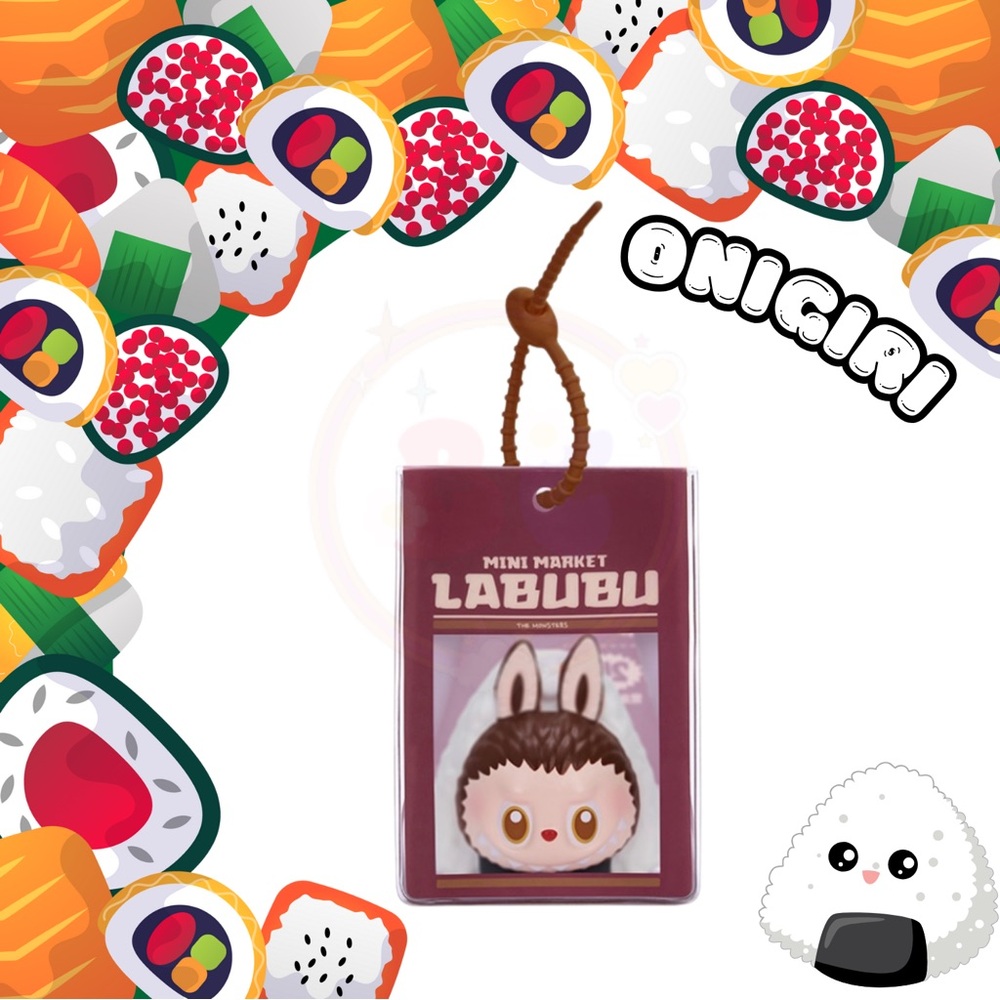 POPMART-THE MONSTERS WACKY MART SQUISHY CHARM-ONIGIRI